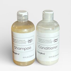 DIMPLES PH BALANCED NOURISHING SHAMPOO & CONDITIONER 8.5 OZ UNUSED